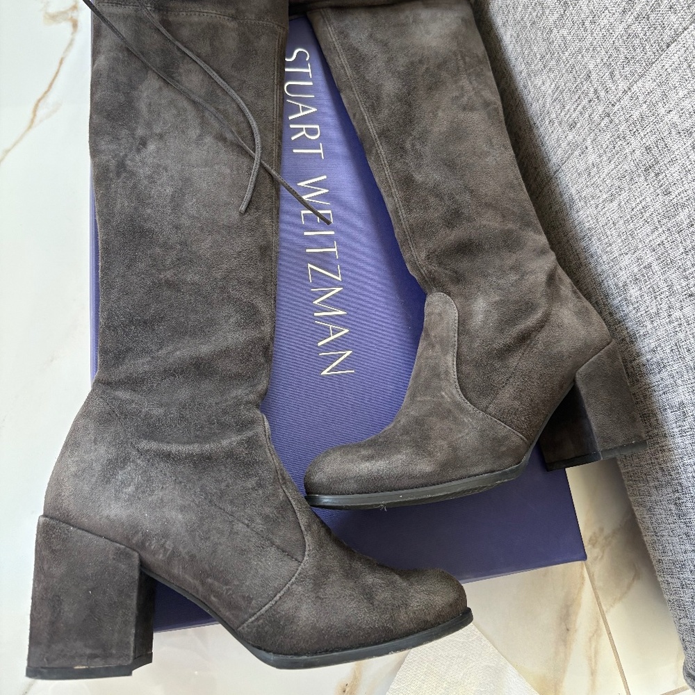 Stuart Weitzman Tieland dark Gray size 6